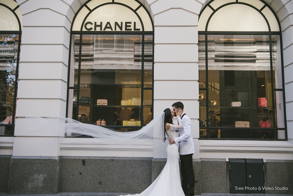 Chanel Melbourne City Wedding Photography 1 - The best wedding photo locations in Melbourne [2020]
