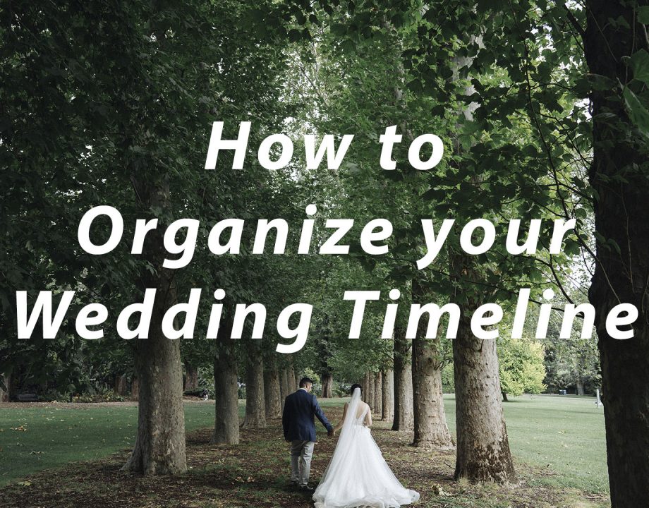 wedding timeline